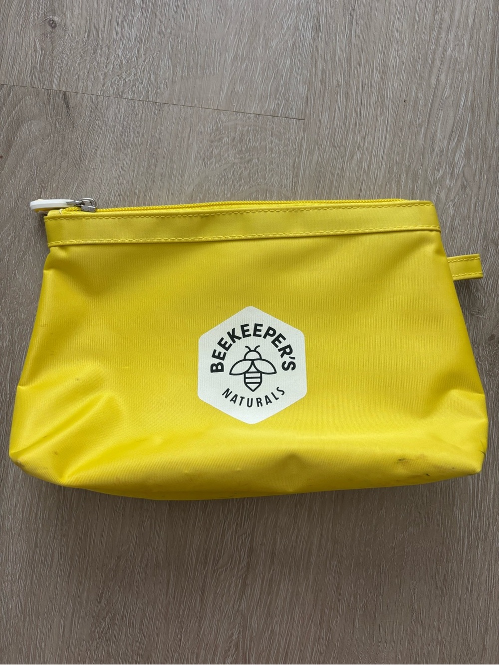 Beekeeper's Naturals Yellow Cosmetic Pouch
